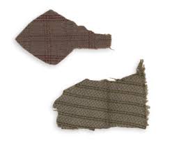 souvenirs cut from the  Daltons’ trousers/ Kansas State Historical Society