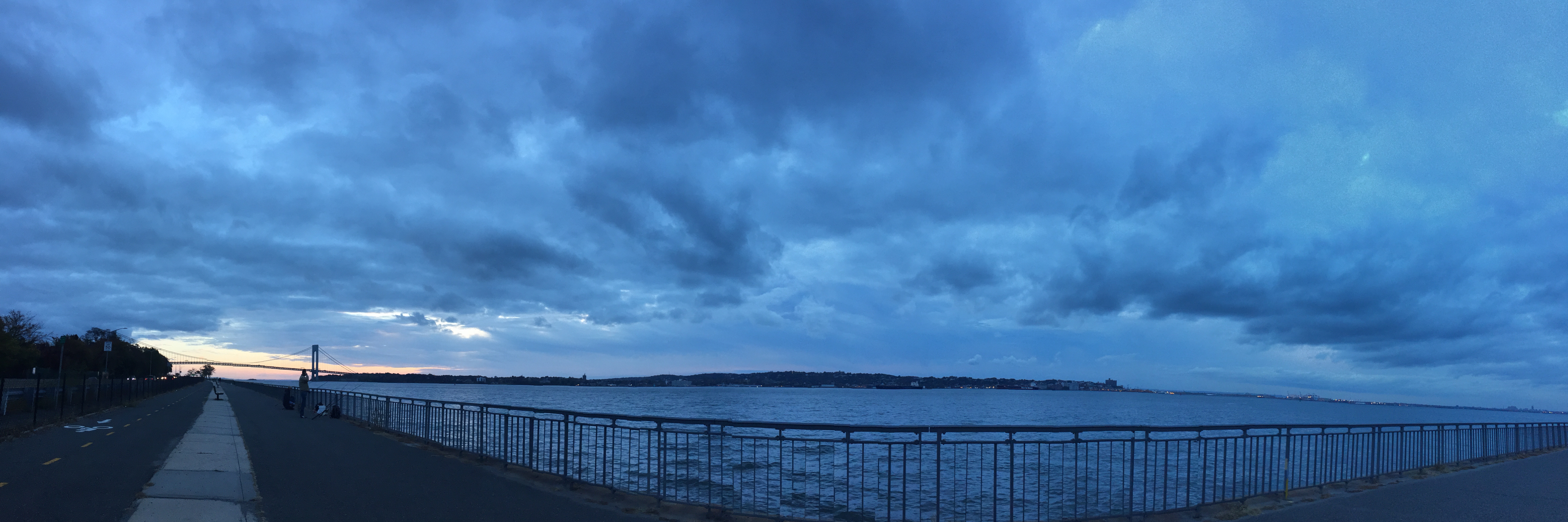The Upper Bay, with distant Verrazano welcoming blues and stripers /Nick Ward